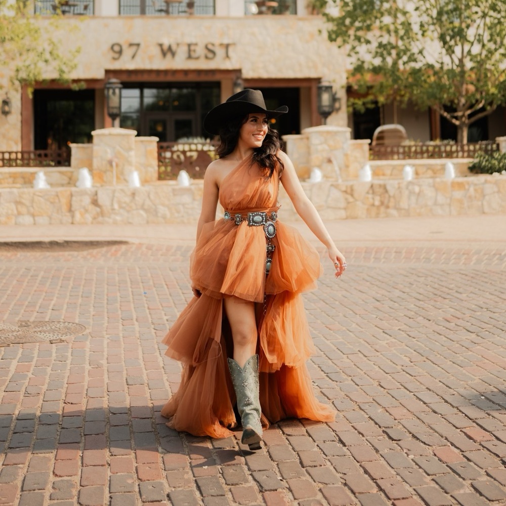 Prom Dress Pageant Dress Western Tulle Dress